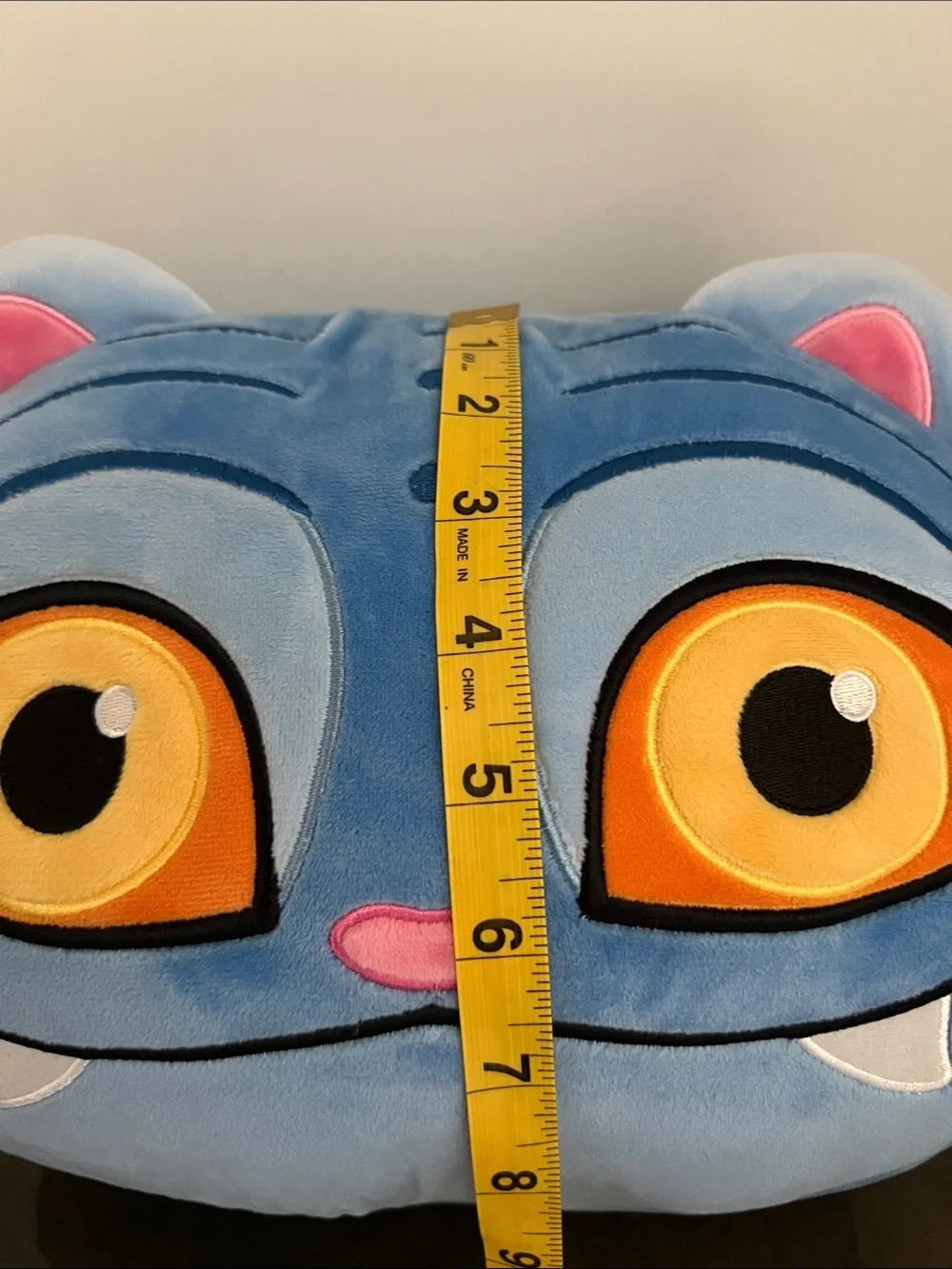 Netflix Blue Cat Plush Pair with Yellow Eyes